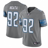 Nike Men & Women & Youth Lions 92 Haloti Ngata Gray Color Rush Limited Jersey,baseball caps,new era cap wholesale,wholesale hats